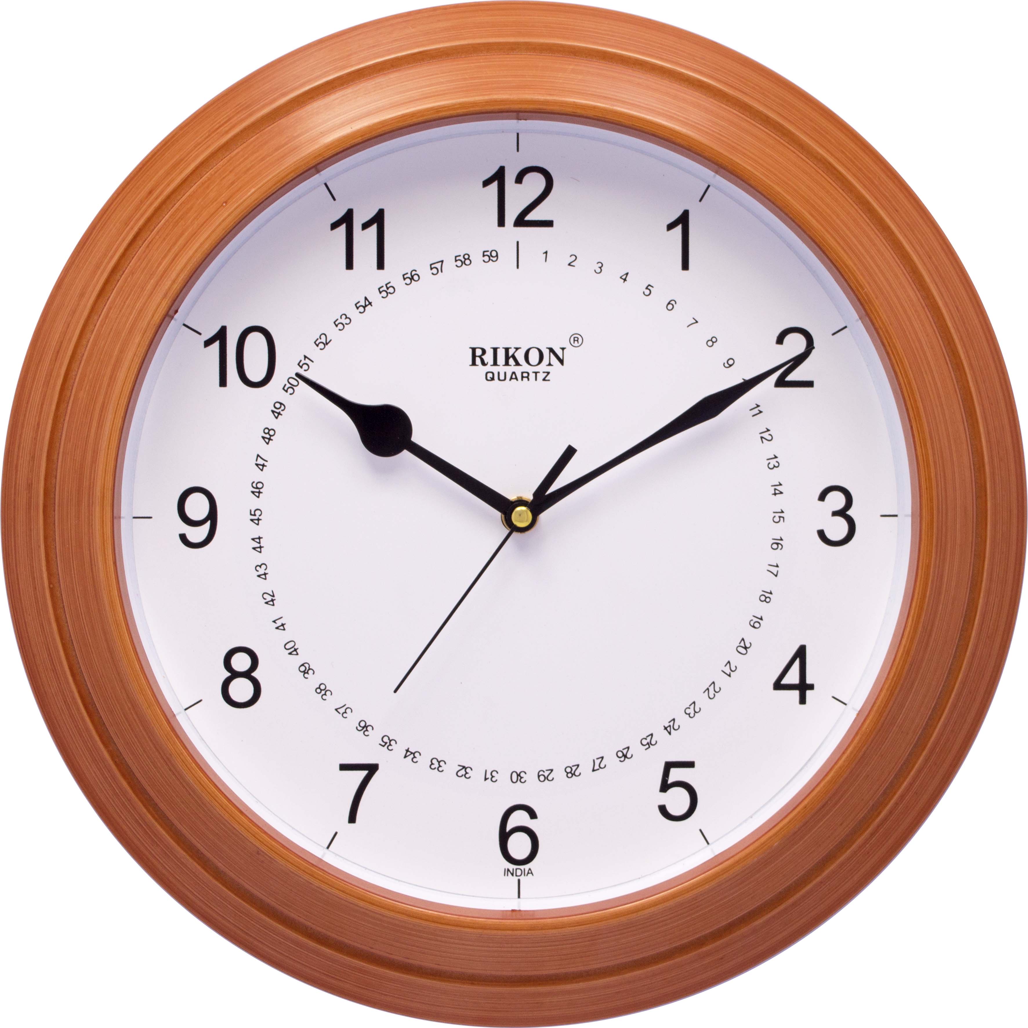 Genuine Rikon Brand Wall Clocks, Round Shape, Made in India